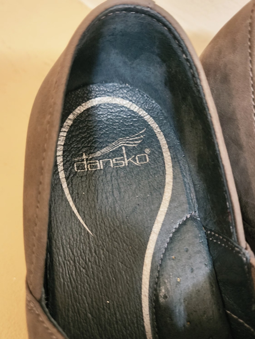 Dansko Leather Grey Suede Buckle Slip On Tamara Clogs Shoes Sz 41/10,5 - Picture 5 of 10